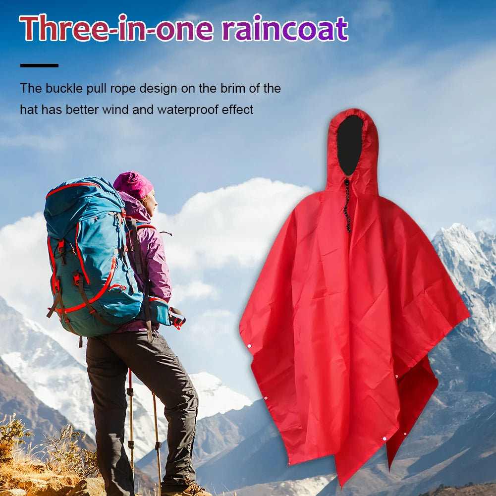 3 in 1 Waterproof Adult Raincoat