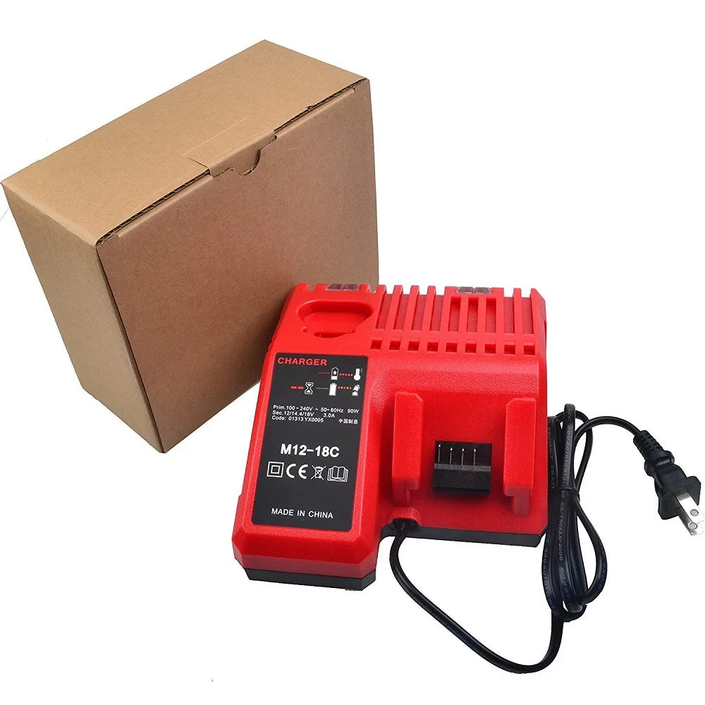 Battery Charger Rapid Replacement for Milwaukee 12V/18V