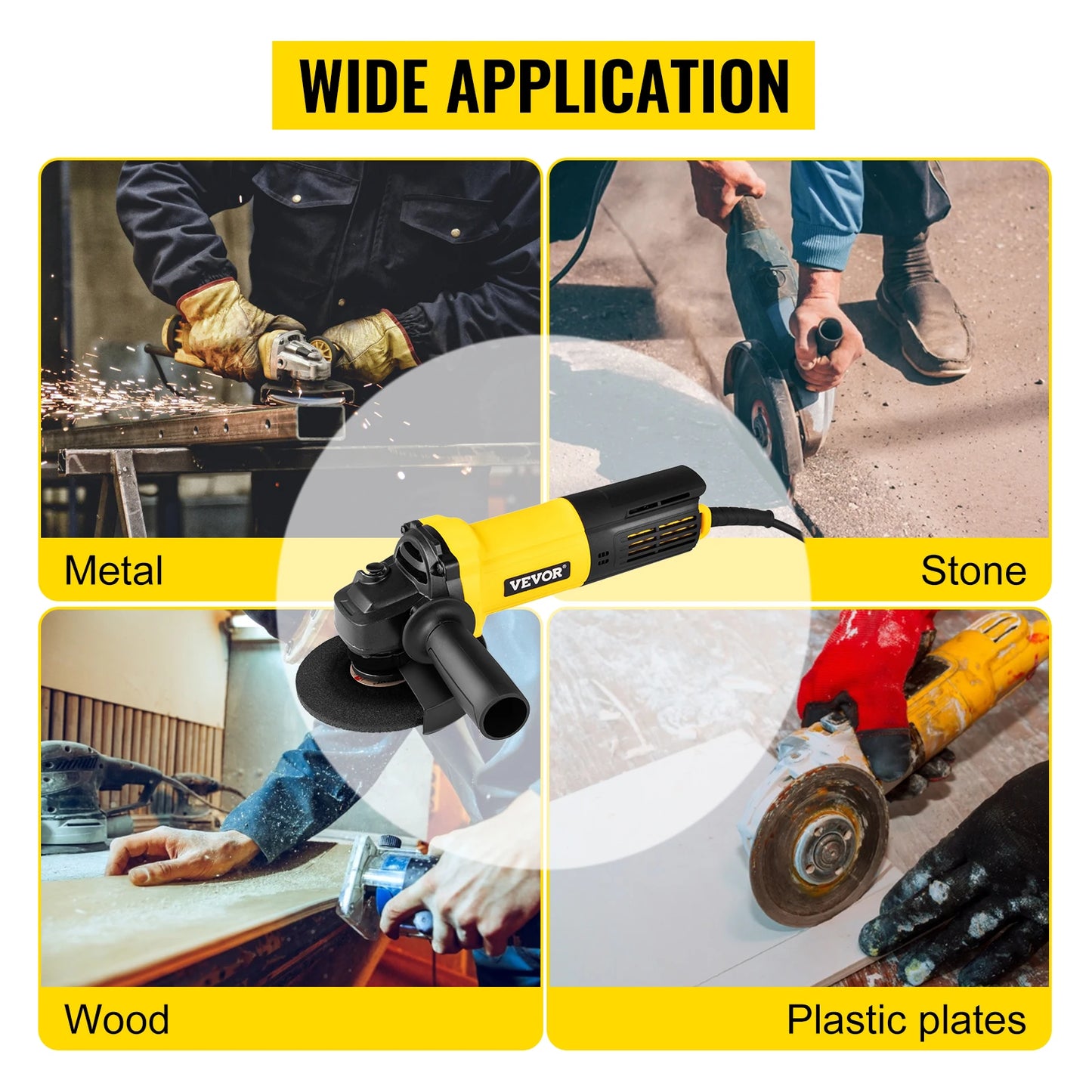 VEVOR Electric Angle Grinder