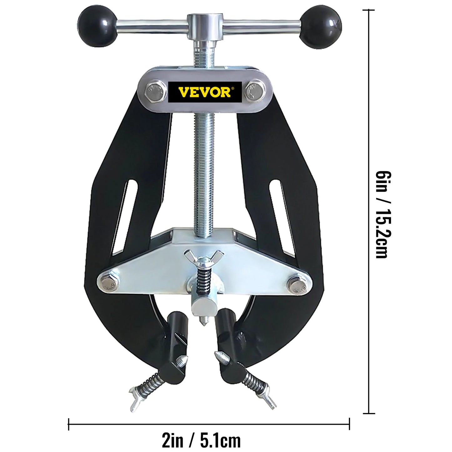 Steel Pipe Clamp 2-6in 5-12in Adjustable