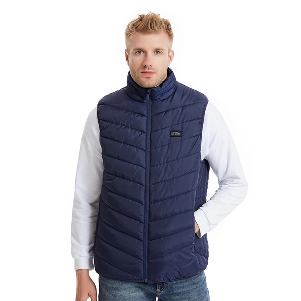 Heated Vest Rechargeable for Camping Outdoor Work Fishing