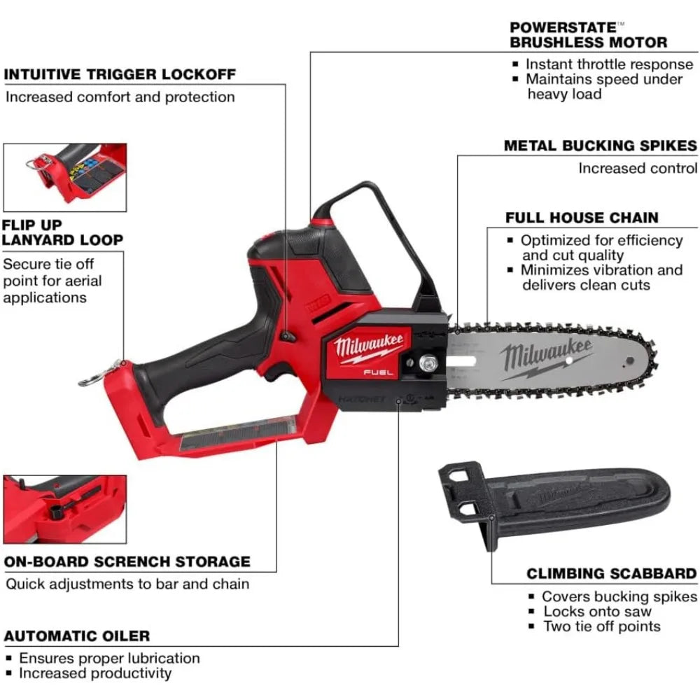 Milwaukee M18 Fuel  8'''' Chain Saw