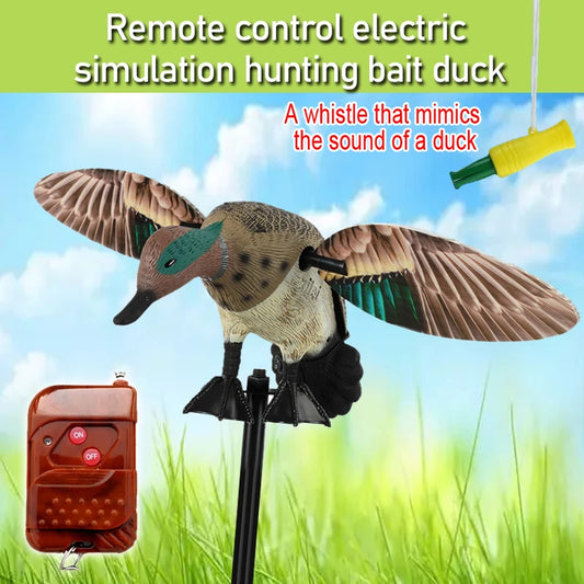 Remote control green head rotating flying duck,for duck hunting