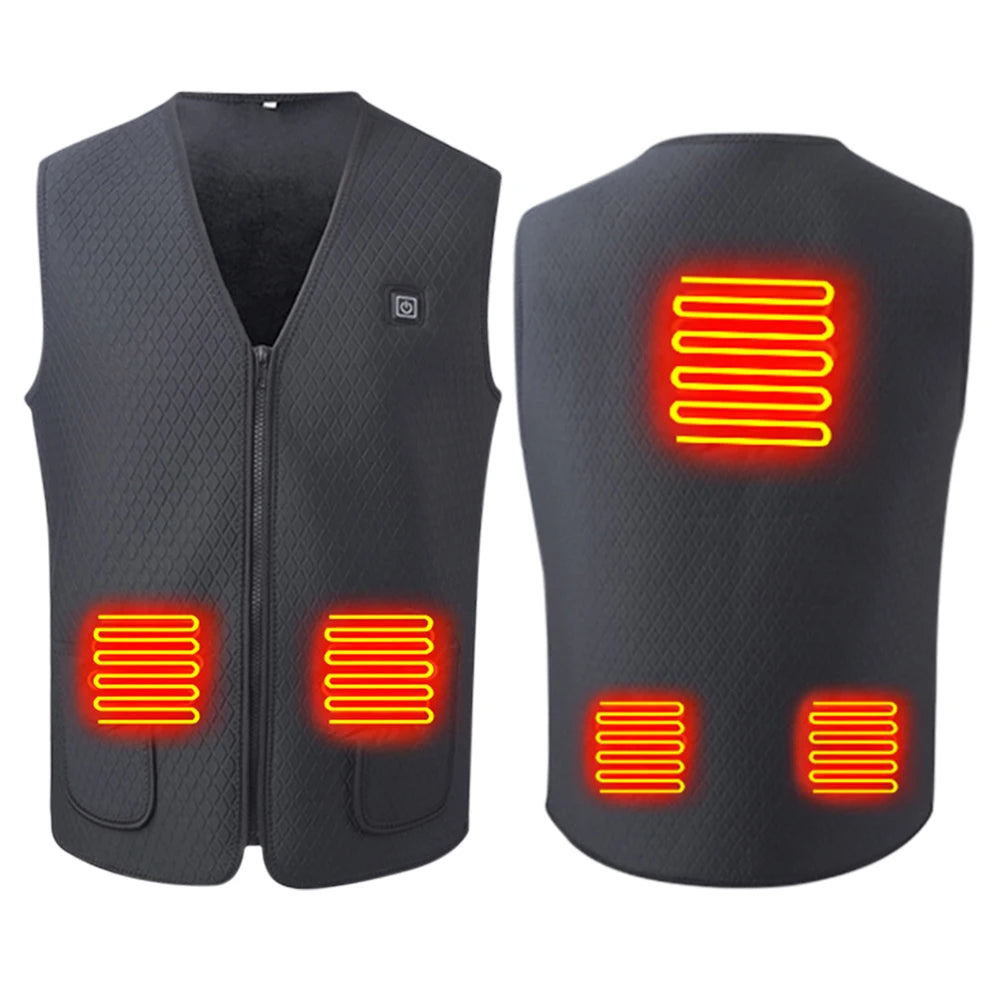 Men Women Heated Vest USB