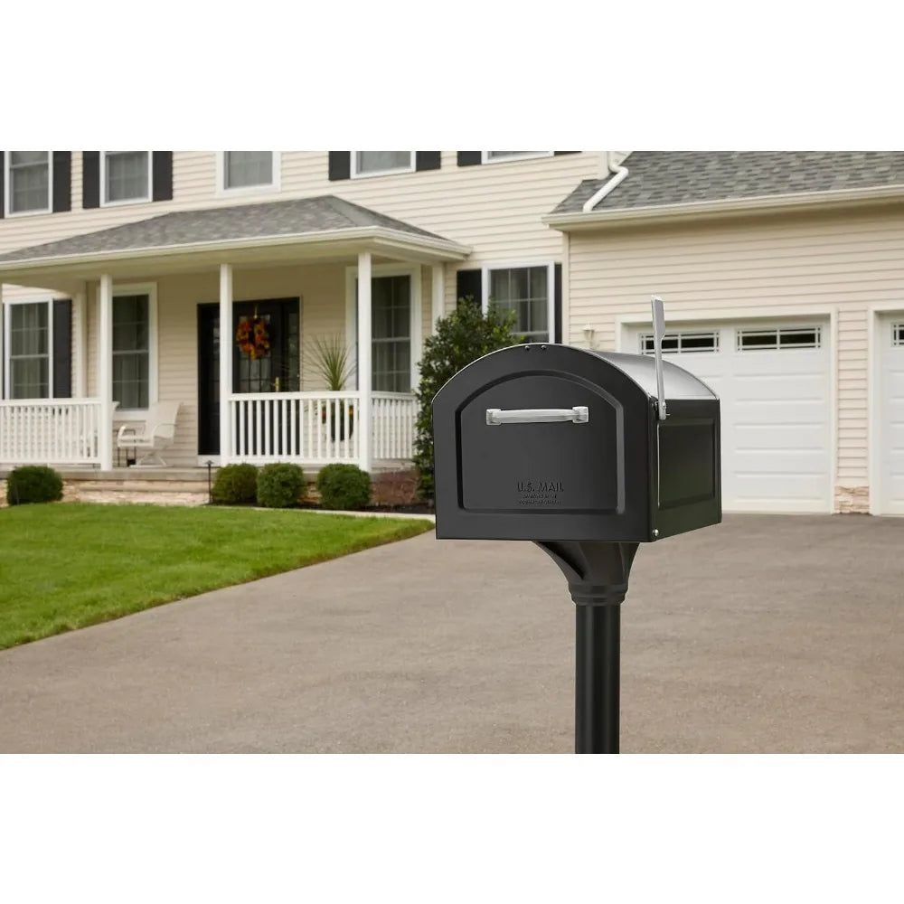 Postmount Mailbox, XL, Black，