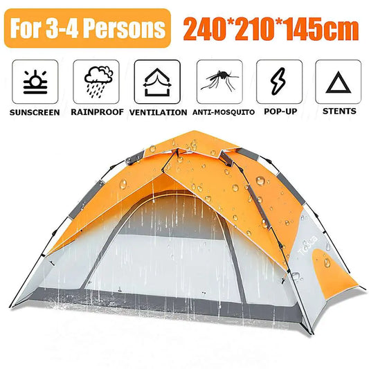 4 Person Automatic Camping Tent