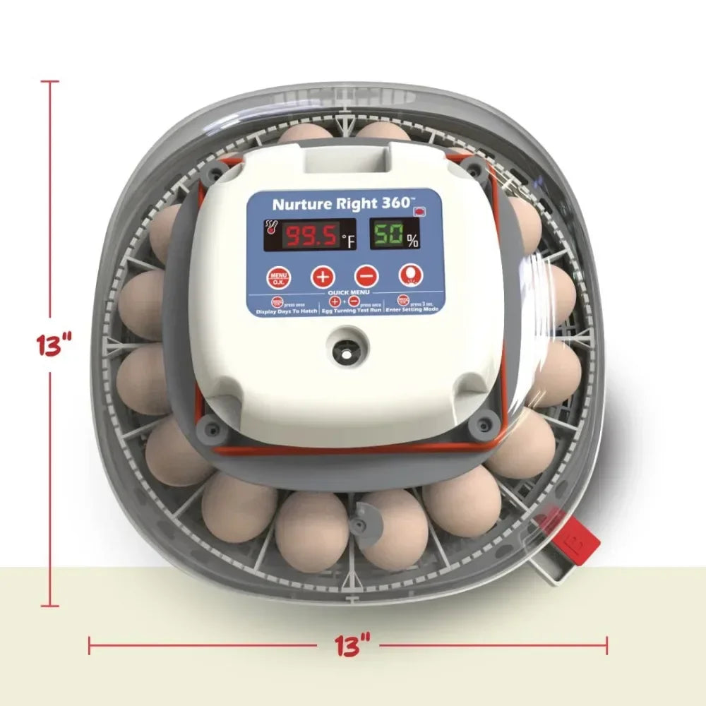 Manna Pro Egg Incubator Holds 22 Eggs