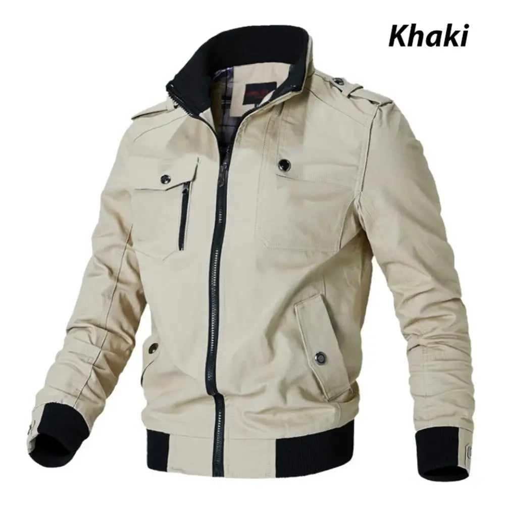 Causal Cotton Cargo Men's Jacket