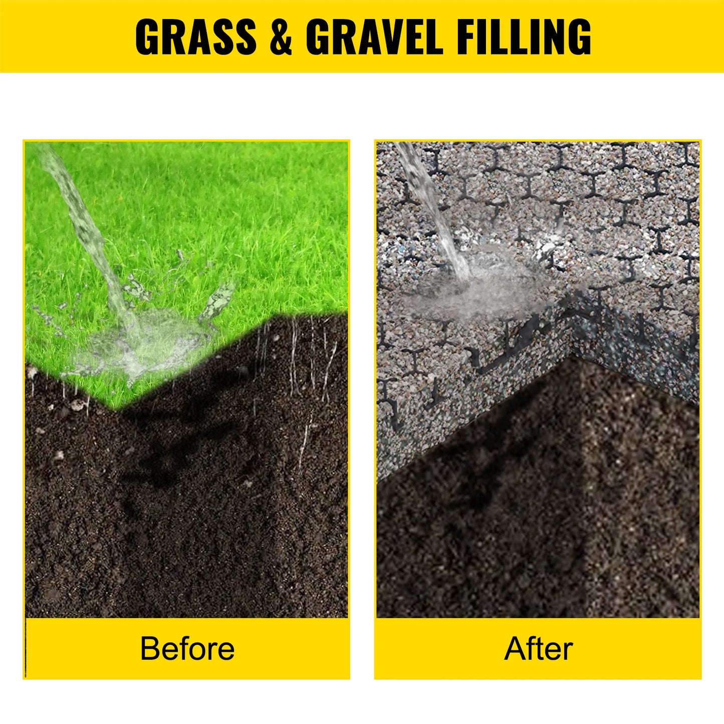 Flat-Interlocked for Landscaping & Soil Reinforcement