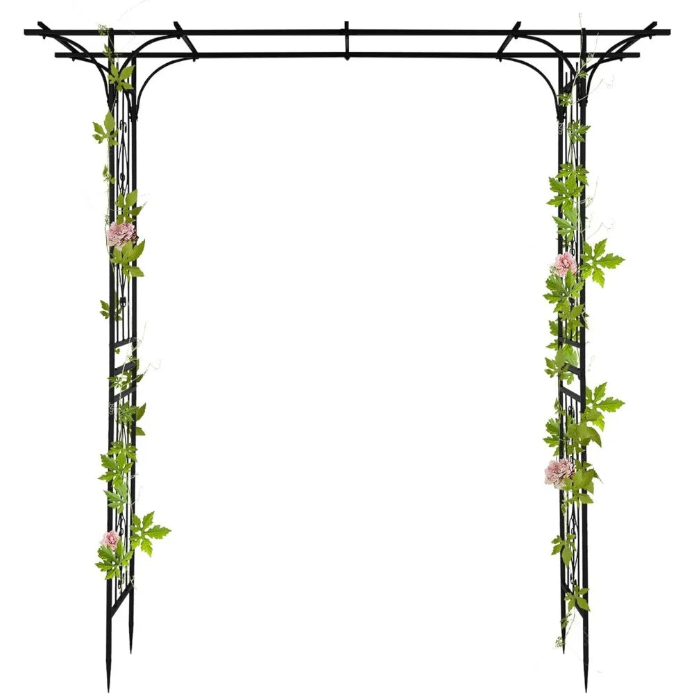 Metal Garden Flower Arch Pergola