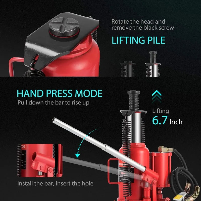 Pneumatic Air Hydraulic Bottle Jack