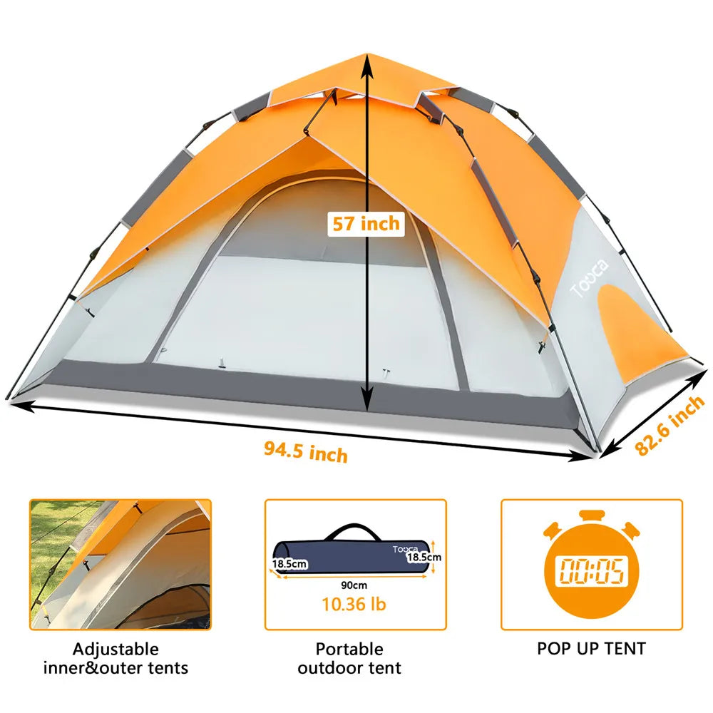 4 Person Automatic Camping Tent