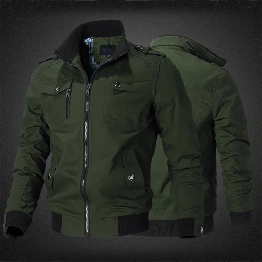 Causal Cotton Cargo Men's Jacket