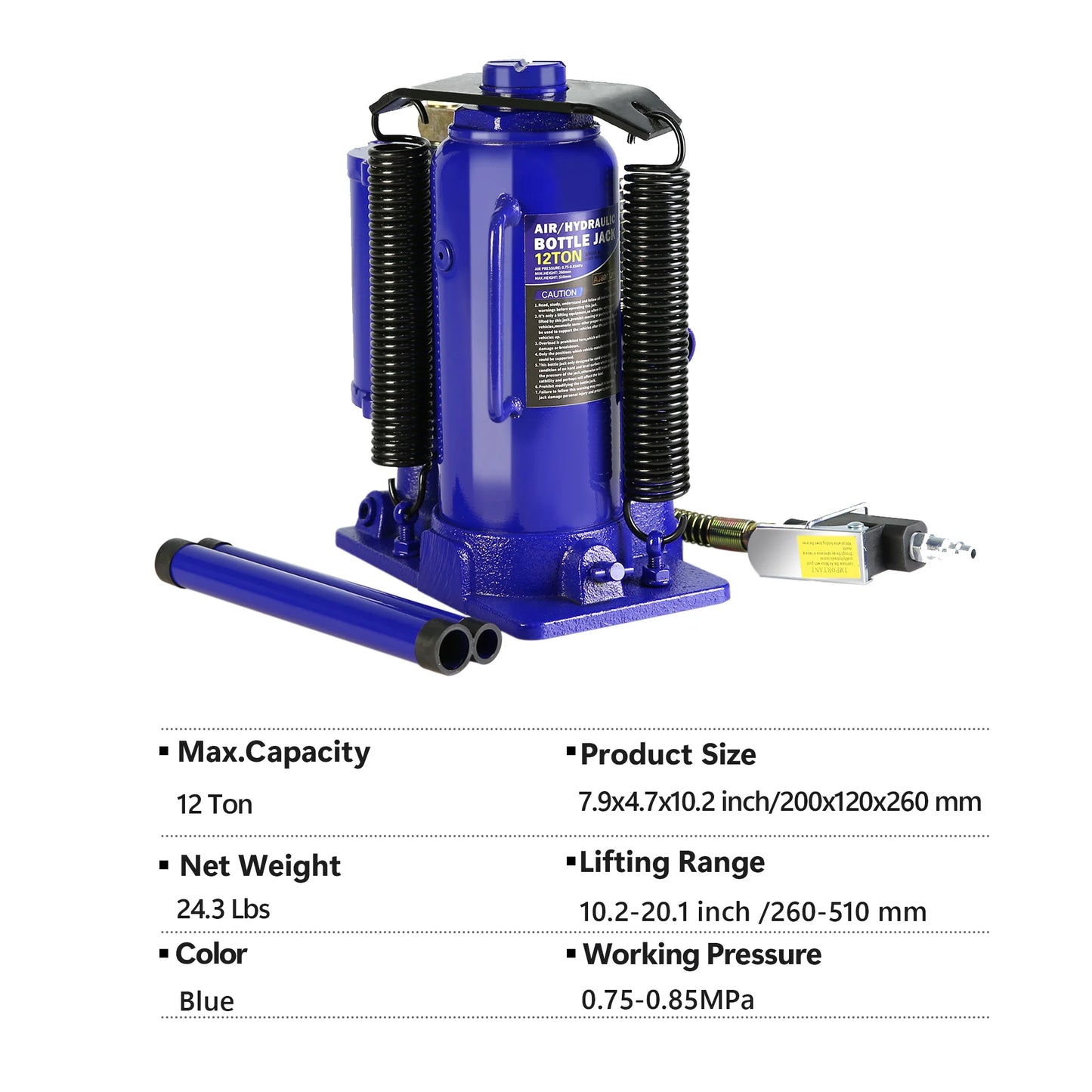 Air Hydraulic 12 Ton Heavy Duty