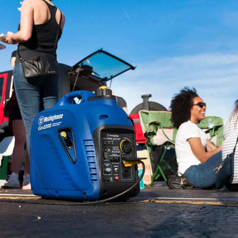 Super Quiet & Lightweight Portable Generator, Gas Powered