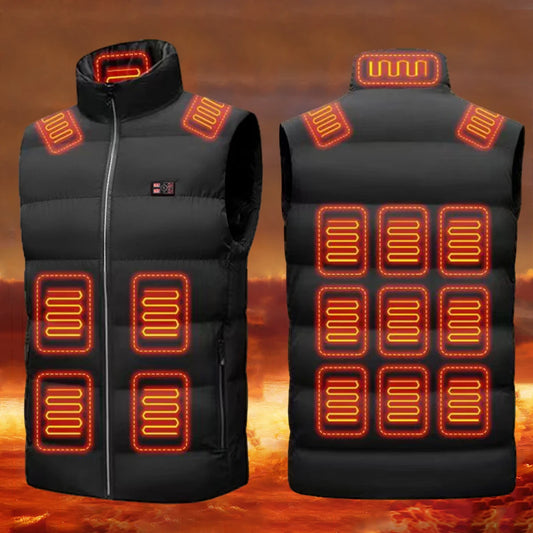 Heated Vest Electric Heating Coat 3 Heat Levels