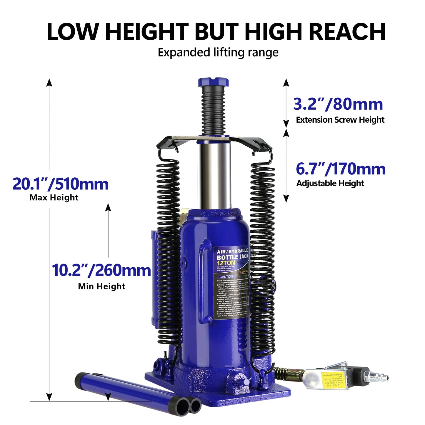 Air Hydraulic 12 Ton Heavy Duty