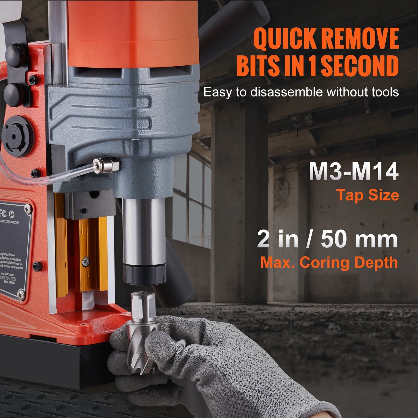 2" Electric Drilling Machine Magnetic Drill Press