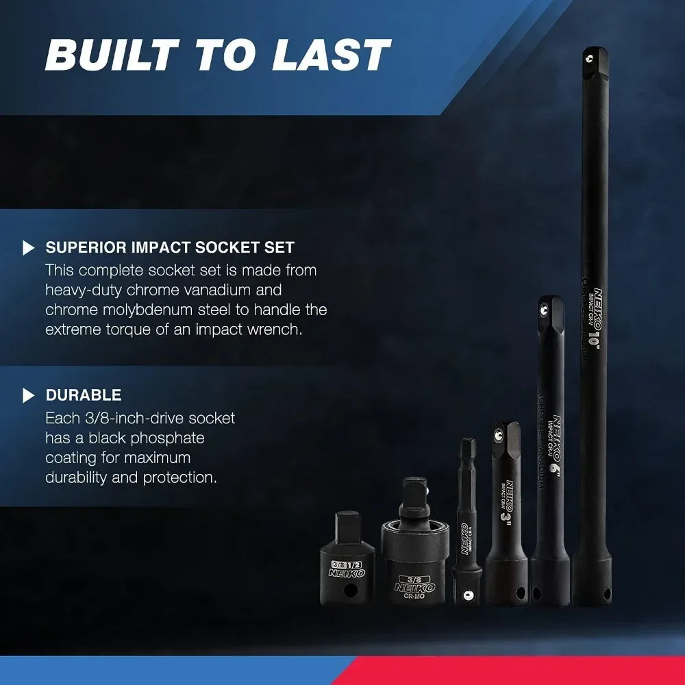 3/8” Impact Socket Set