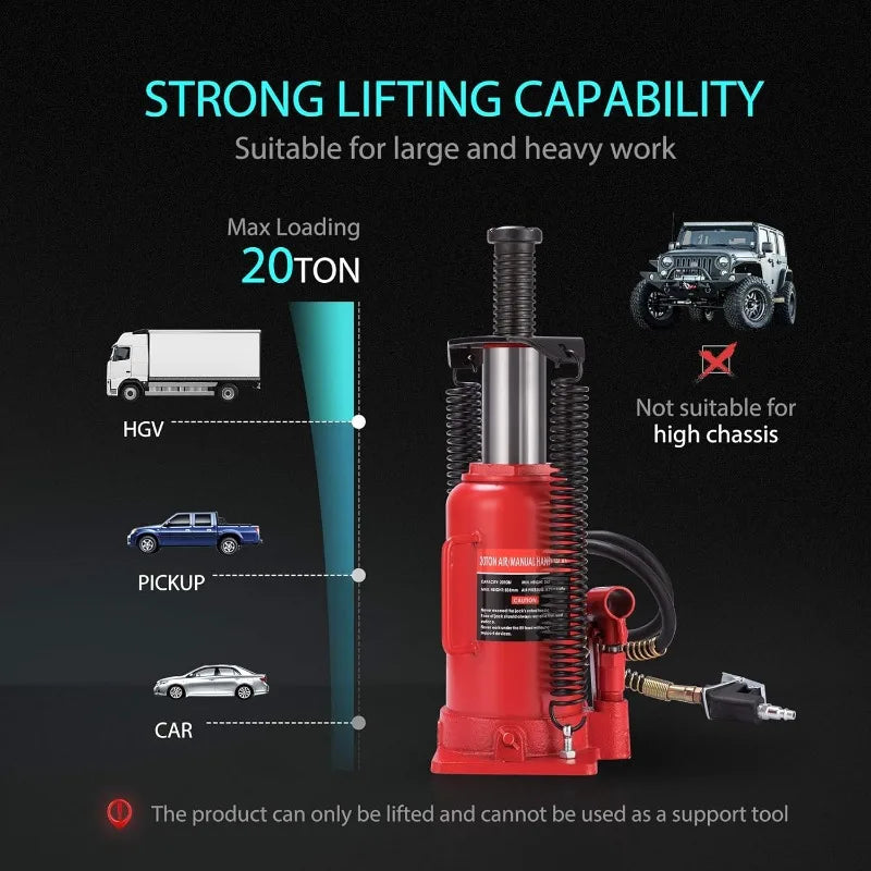 Pneumatic Air Hydraulic Bottle Jack