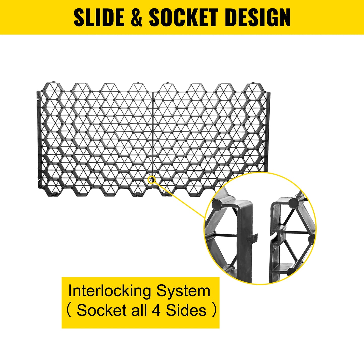 Flat-Interlocked for Landscaping & Soil Reinforcement