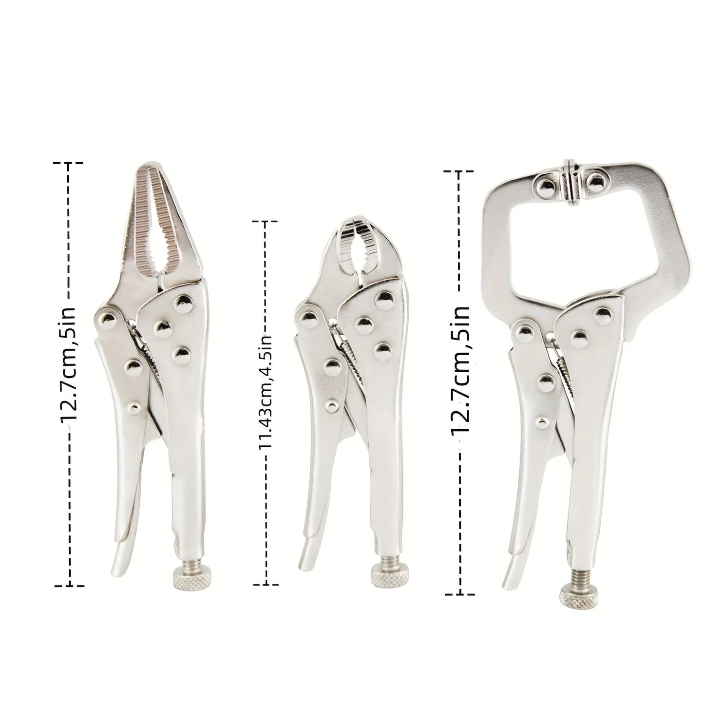 Vise Locking Pliers Set