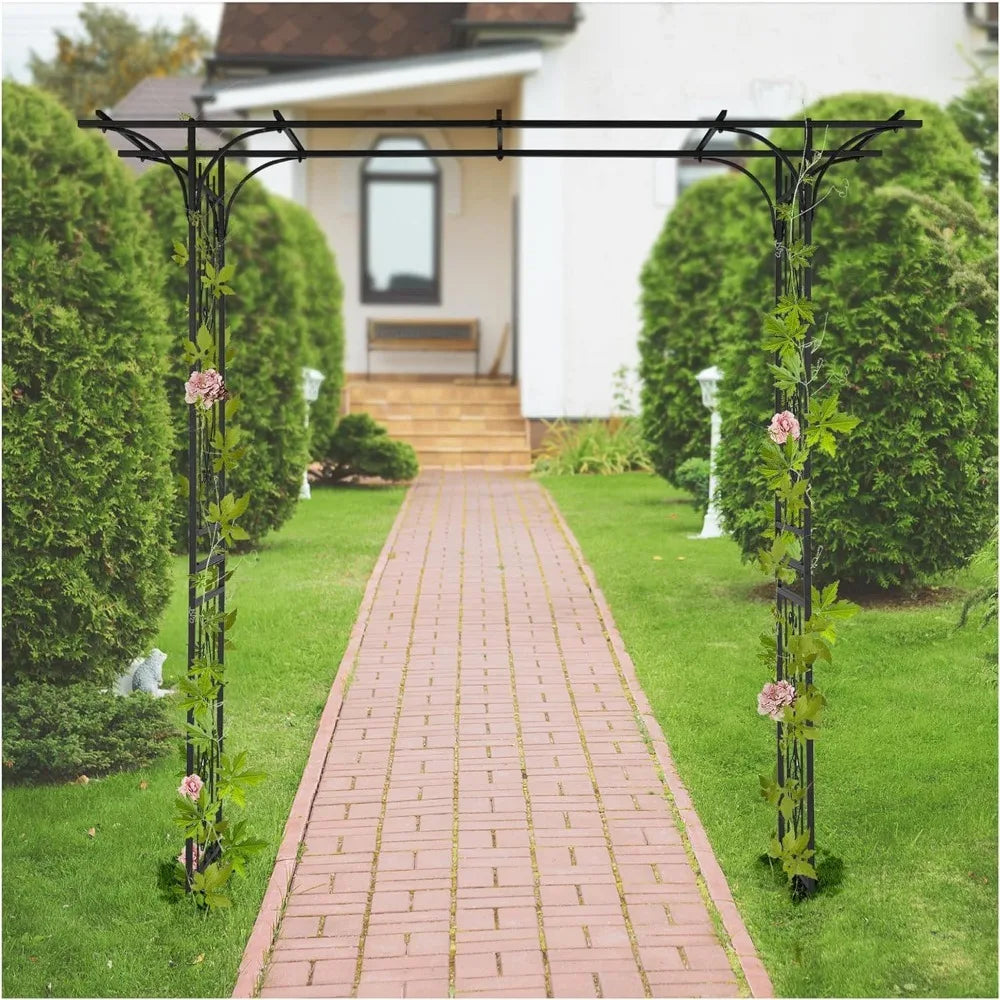 Metal Garden Flower Arch Pergola