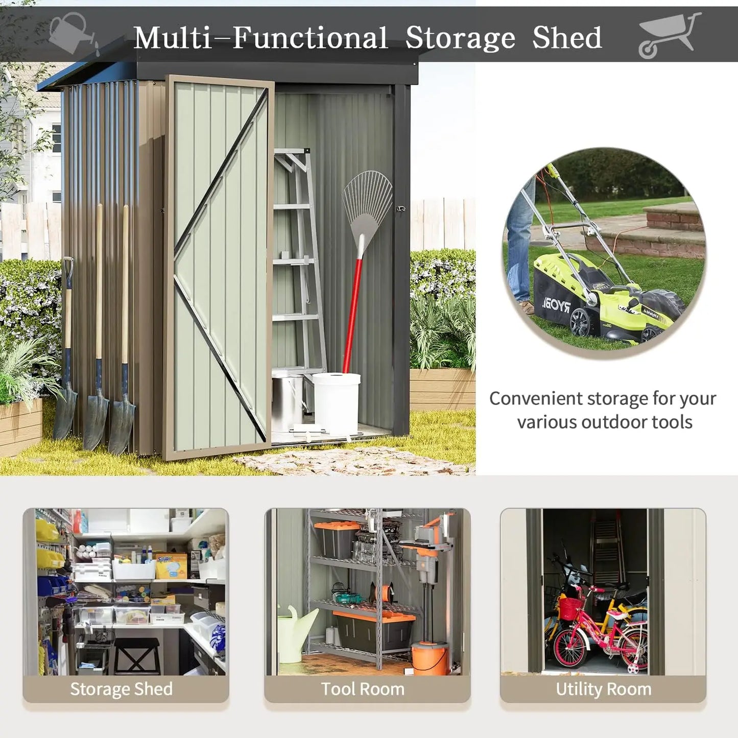 Metal Outdoor Storage Shed