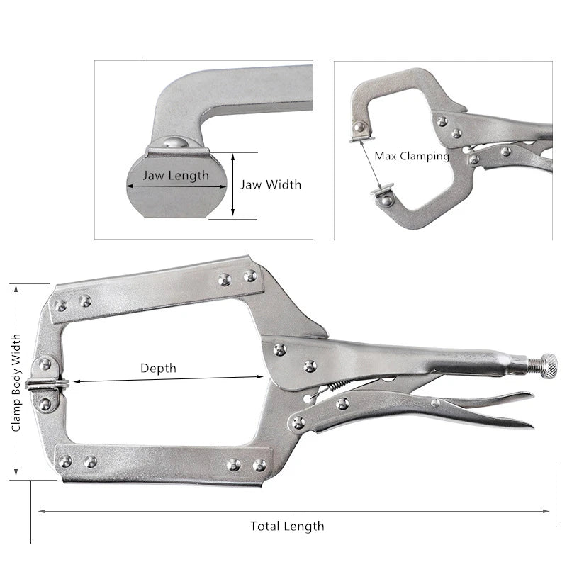 Powerful Pliers Appliances Welding Metal Wrench Work