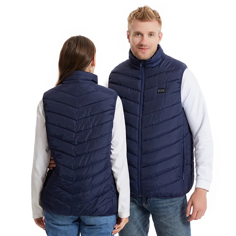 Heated Vest Rechargeable for Camping Outdoor Work Fishing