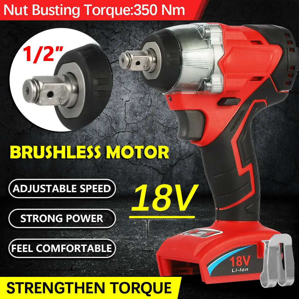 1/2" Cordless Brushless Impact Wrench 18V