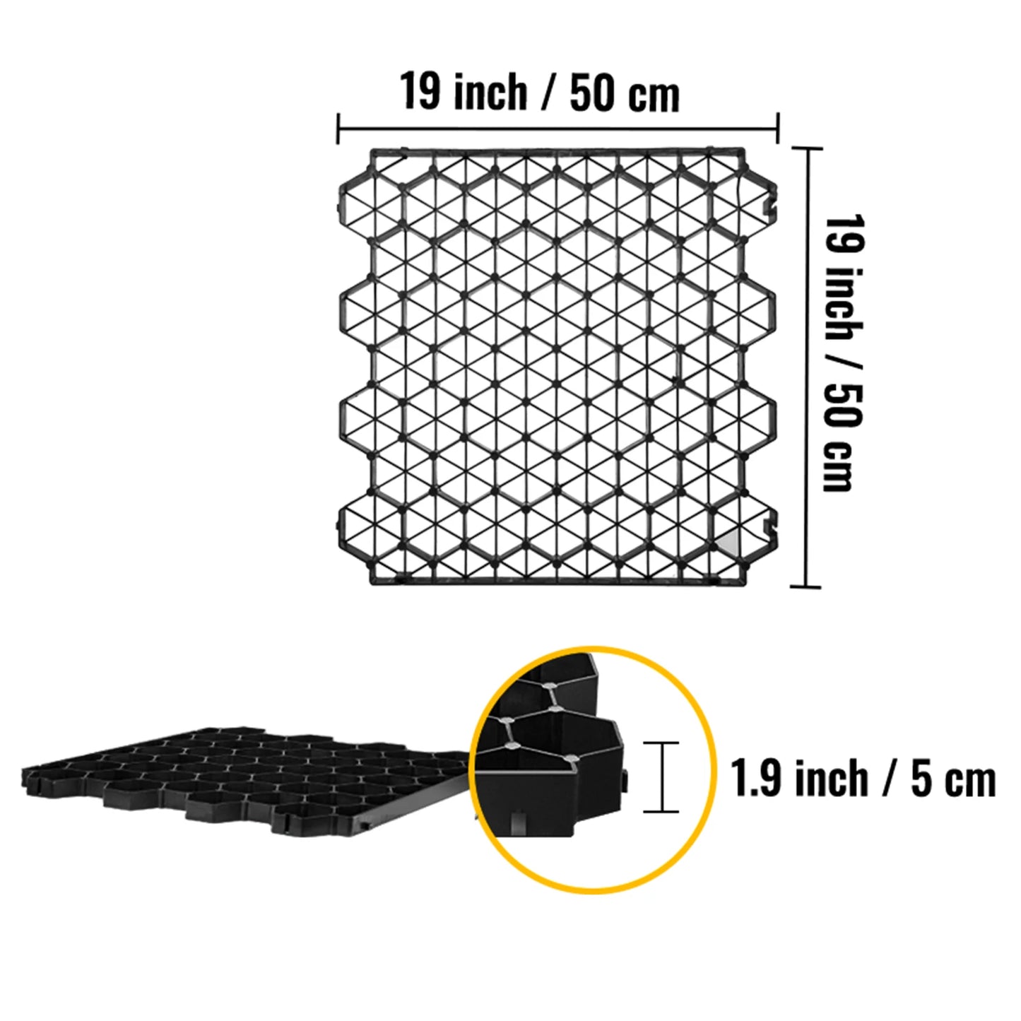 Flat-Interlocked for Landscaping & Soil Reinforcement